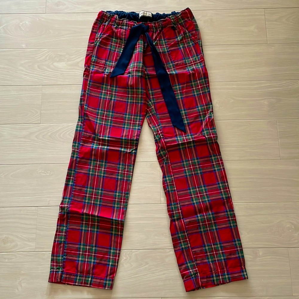 Abercrombie & Fitch Red Plaid Flannel Pajama Pants